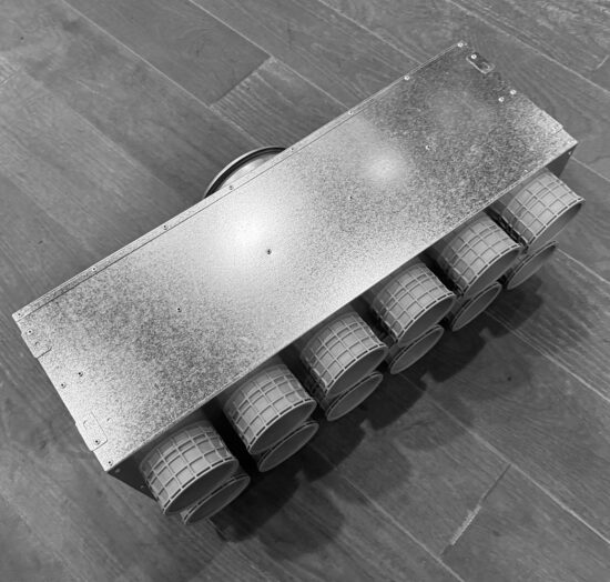 Ventilācijas sadales kārba gaisa sadales sistēmām